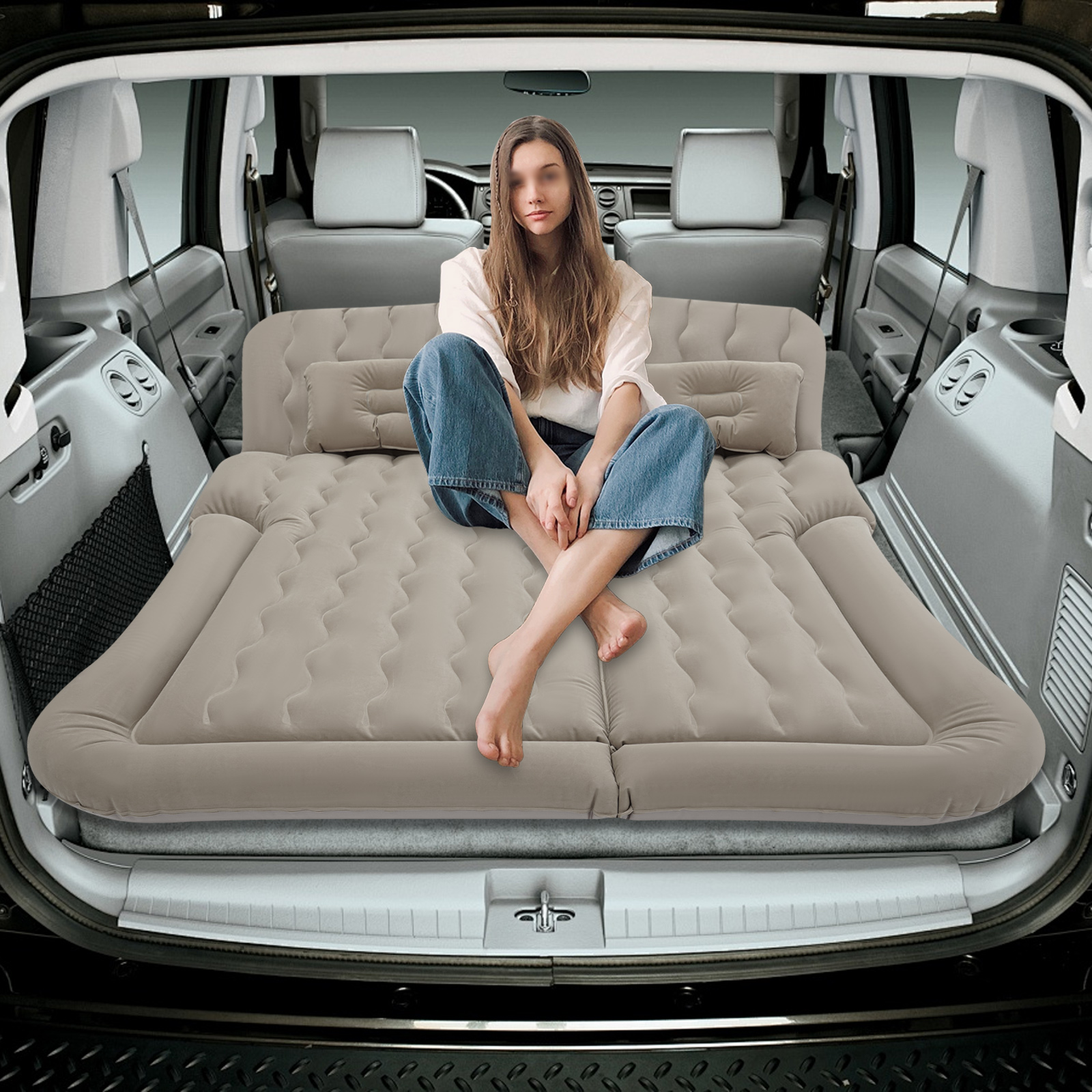 Camp Pillow Compressible - SUV Air Mattress With Pillows, Thickened