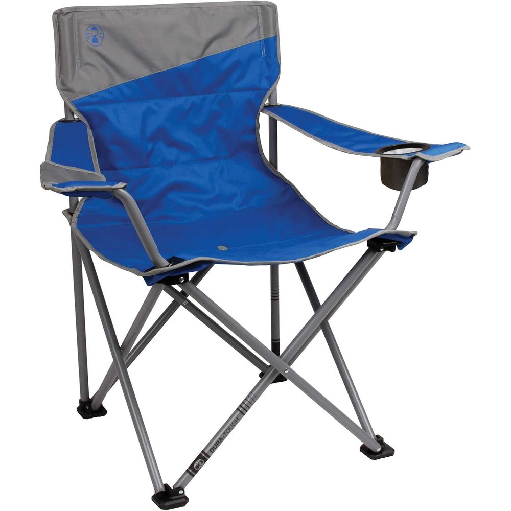 Outdoor Activities In Camping - Extra-Large Water-Resistant Camping Chair with Cup