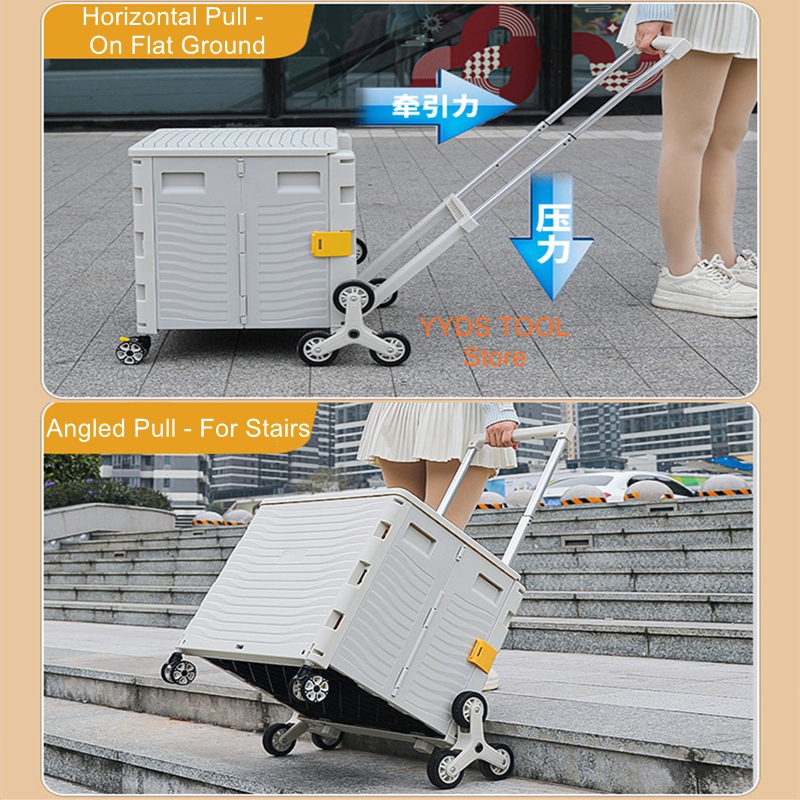 Outdoor Camping Box - Outdoor Camping Folding Shopping Cart Home