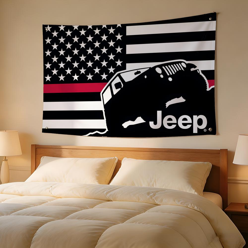 Outdoor Camping Jeep - Jeep JJeepespi Game Flags Outdoor Camping
