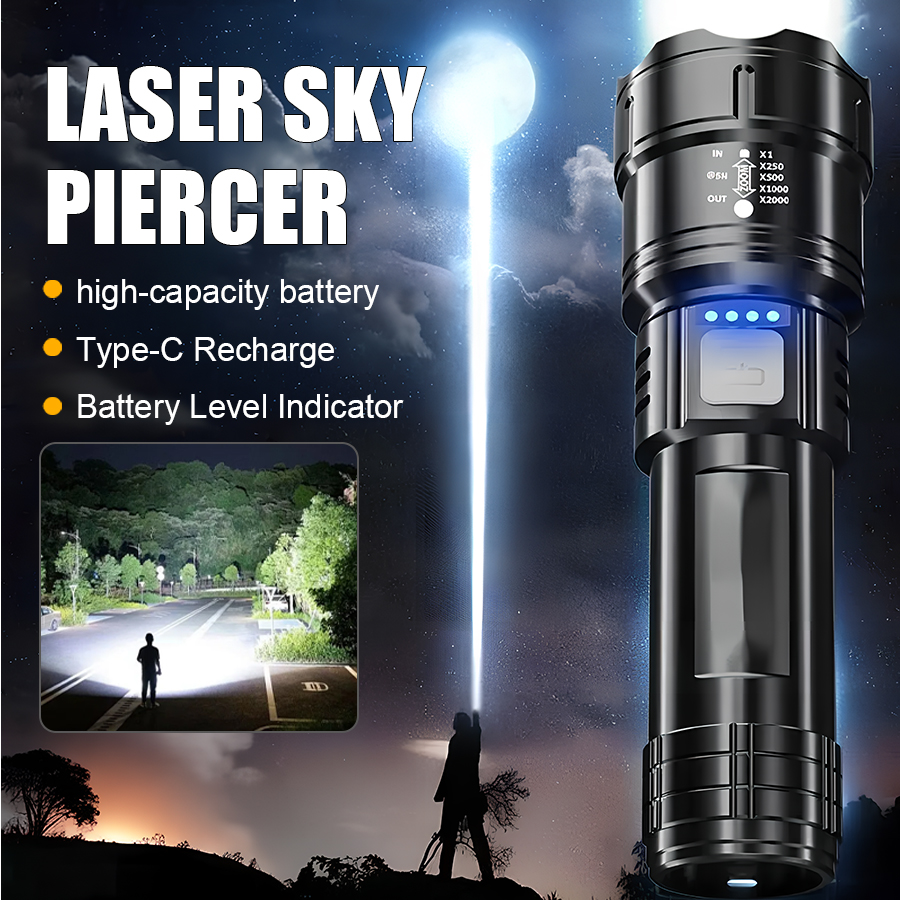 Outdoor Camping Accessories - High Power P50 LED Flashlight USB