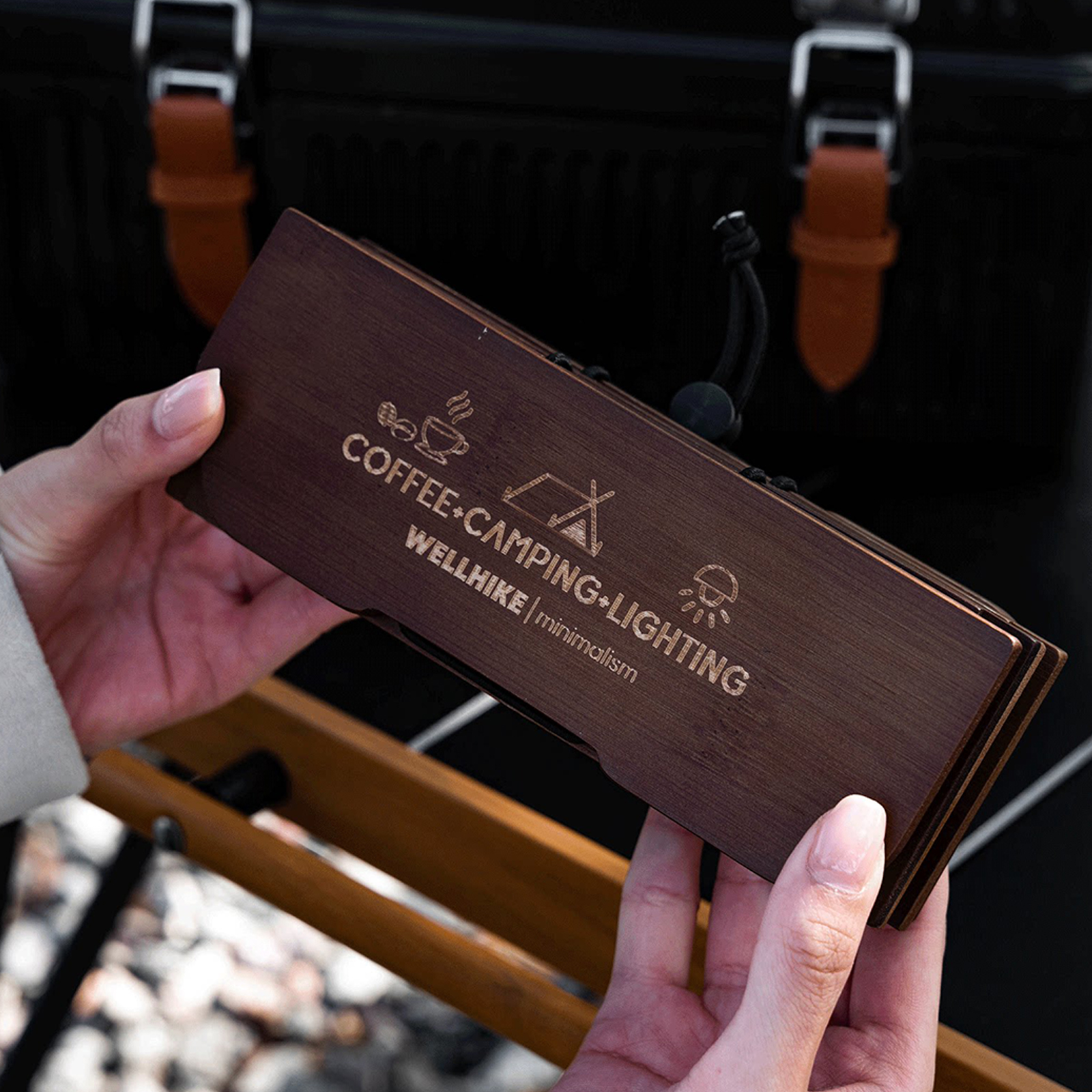 Outdoor Camping Box - Table Top Board Compatible with Lunch