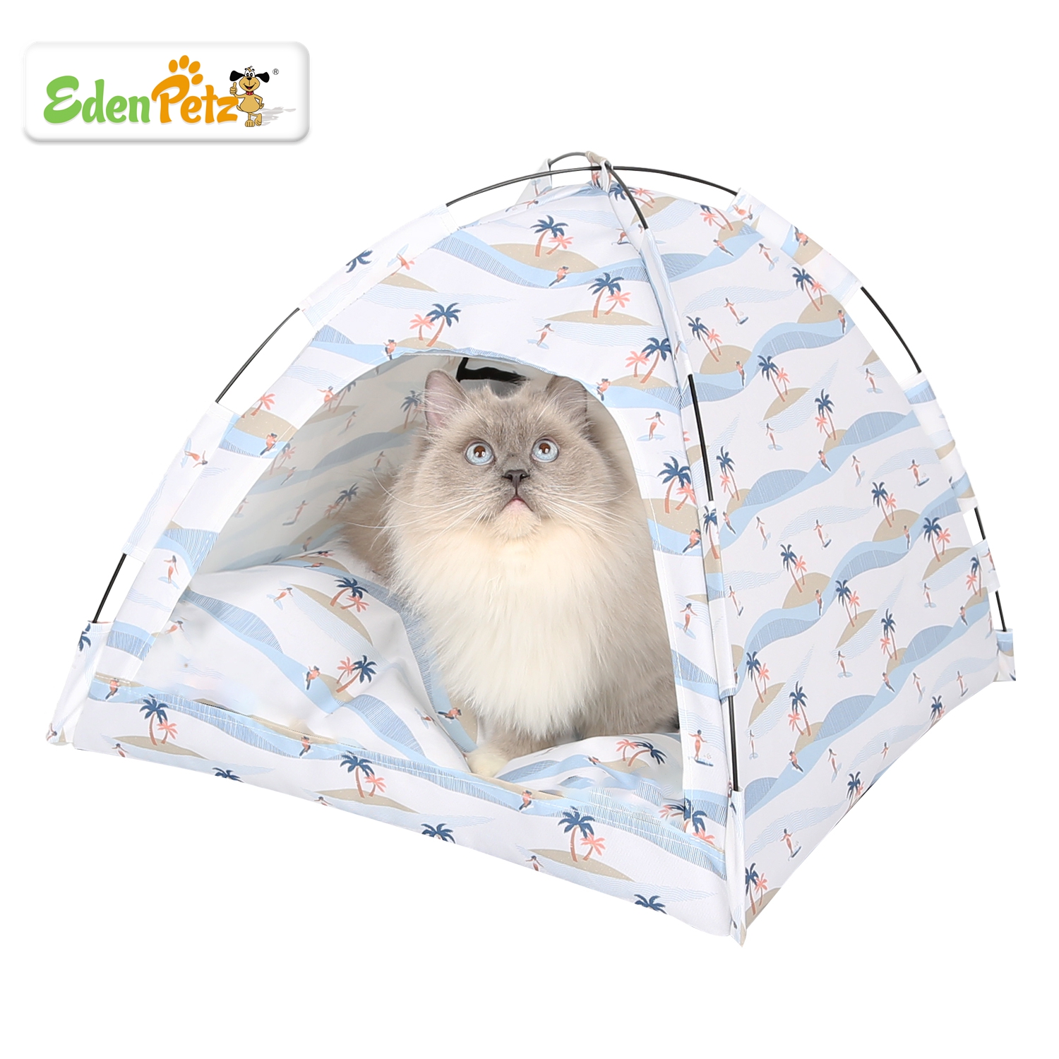 Outdoor Camping Dog Kennel - Foldable Pet Dog House Tent Cat