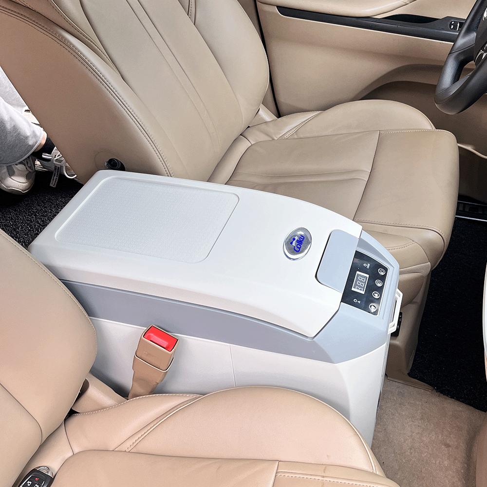 Outdoor Camping Fridge - DC-18F Portable Mini Fridge 17L Armrest