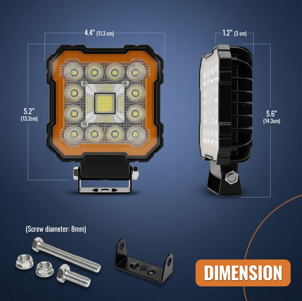 LED Pod Work Light 12V 24V Flo - Outdoor Camping Jeep 리뷰 및 가격