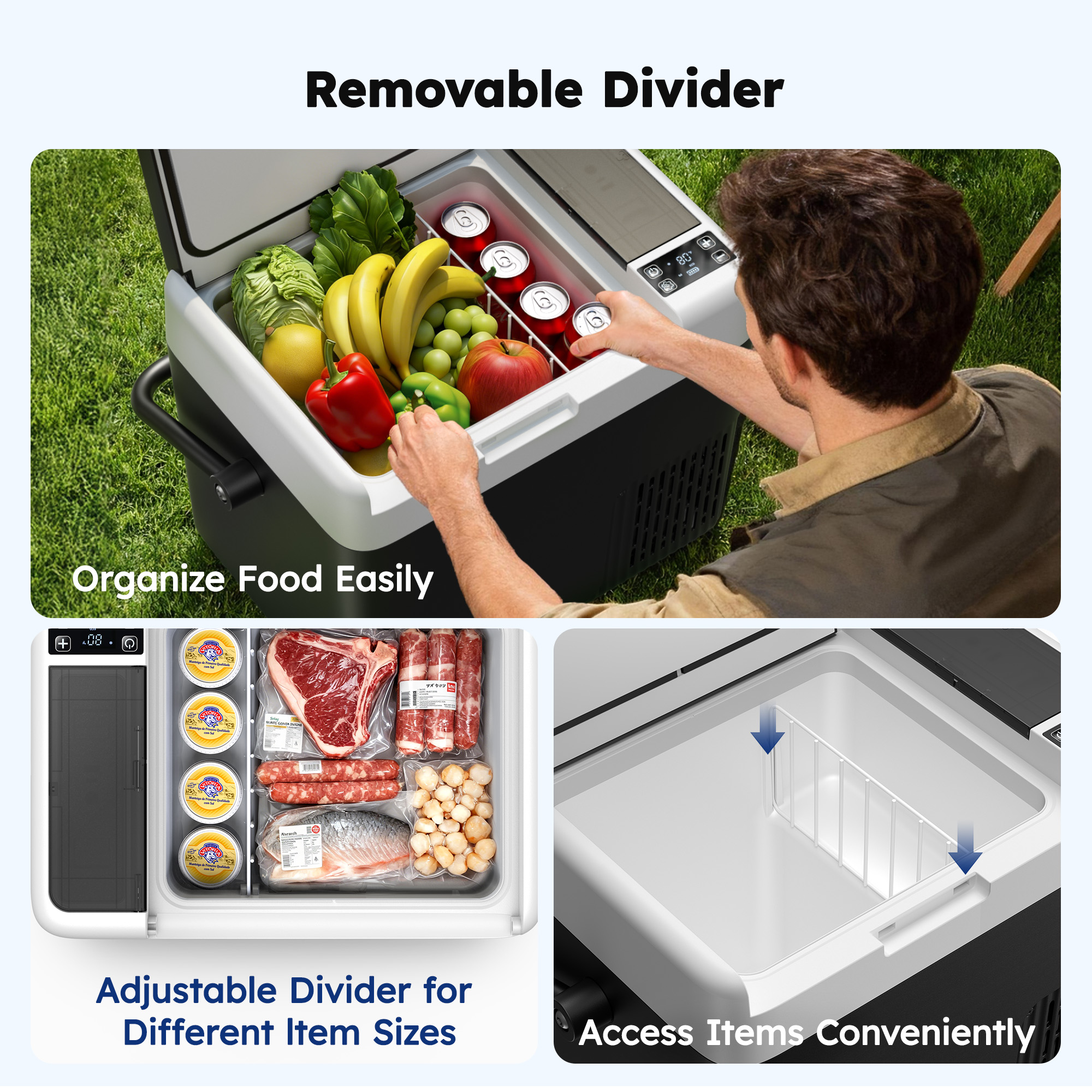 Euhomy Wholesale Price 12v 24v - Outdoor Camping Fridge 리뷰 및 가격