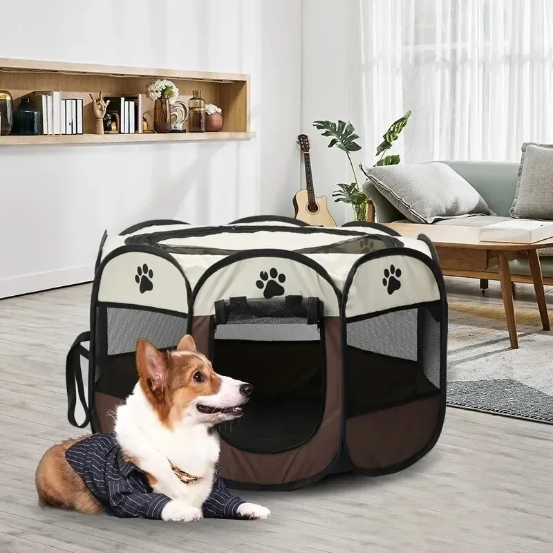 Portable Foldable Pet Cage Oct - Outdoor Camping Dog Kennel 리뷰 및 가격
