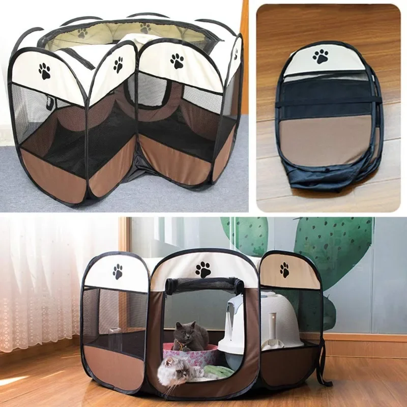 Portable Foldable Pet Cage Oct - Outdoor Camping Dog Kennel 리뷰 및 가격