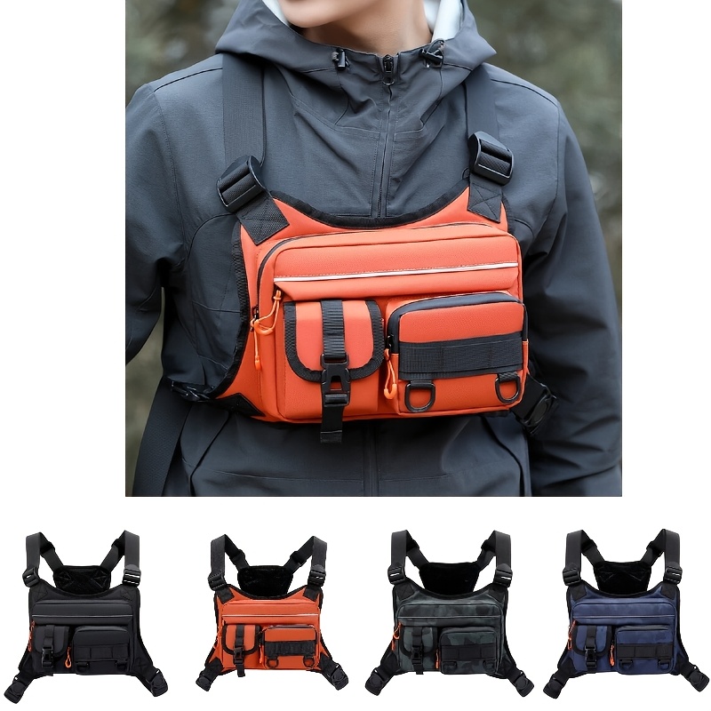 Men's Tactical Chest Bag, Runn - Outdoor Camping Vest 리뷰 및 가격
