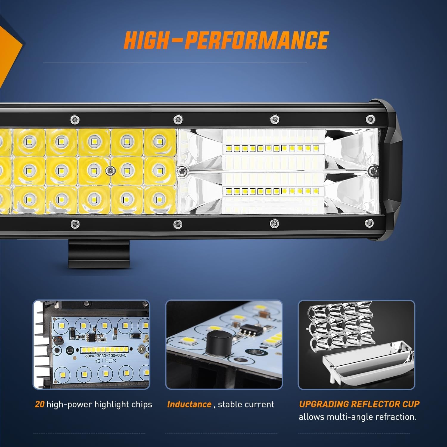 Nilight 37Inch Triple Row LED  - Outdoor Camping Jeep 리뷰 및 가격