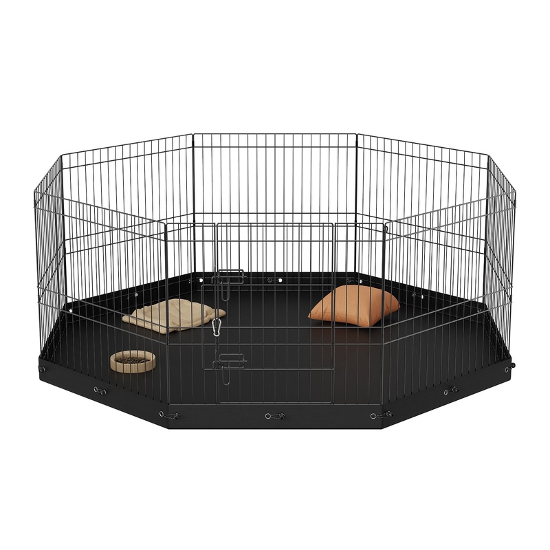 8-Piece Foldable Metal Dog Pen - Outdoor Camping Dog Kennel 리뷰 및 가격