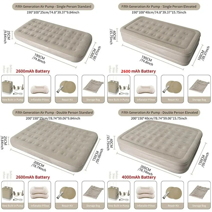 Interior Air Mattress Glamping - Outdoor Camping And Glamping 리뷰 및 가격