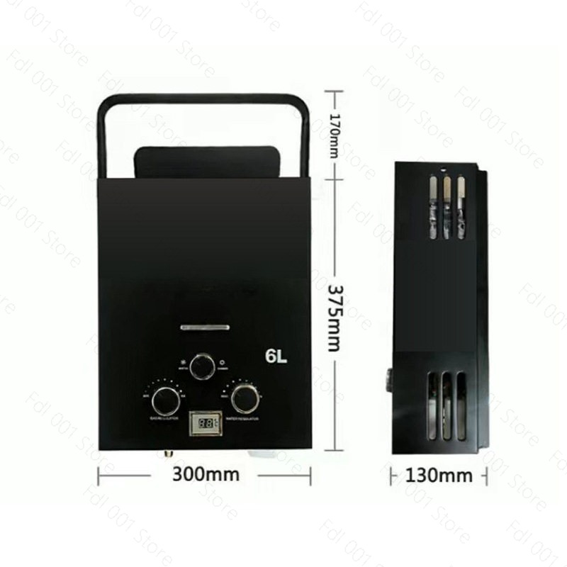6L Portable Tankless Gas Water - Outdoor Camping Hot Water Shower 리뷰 및 가격