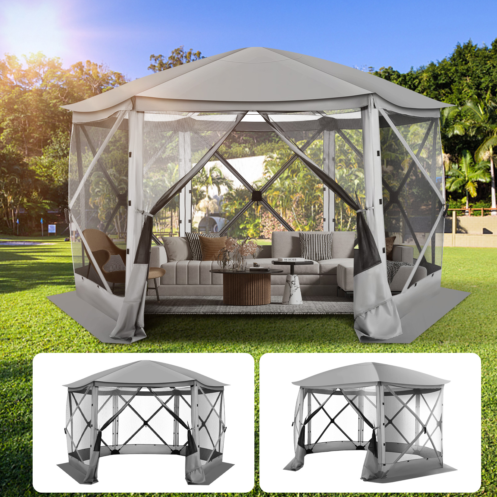 Pop up Gazebo Screen Tent Scre - Outdoor Camping House 리뷰 및 가격