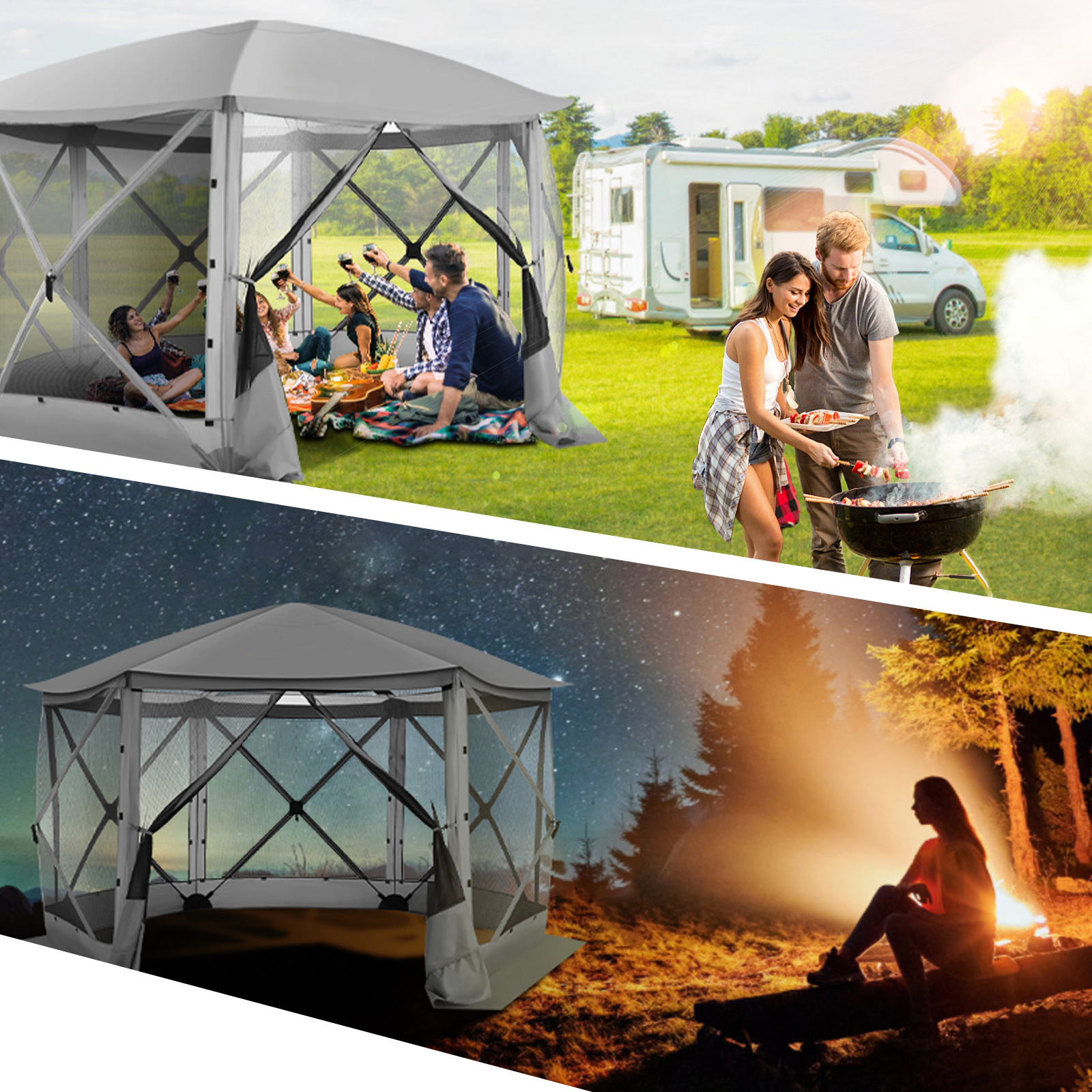 Pop up Gazebo Screen Tent Scre - Outdoor Camping House 리뷰 및 가격