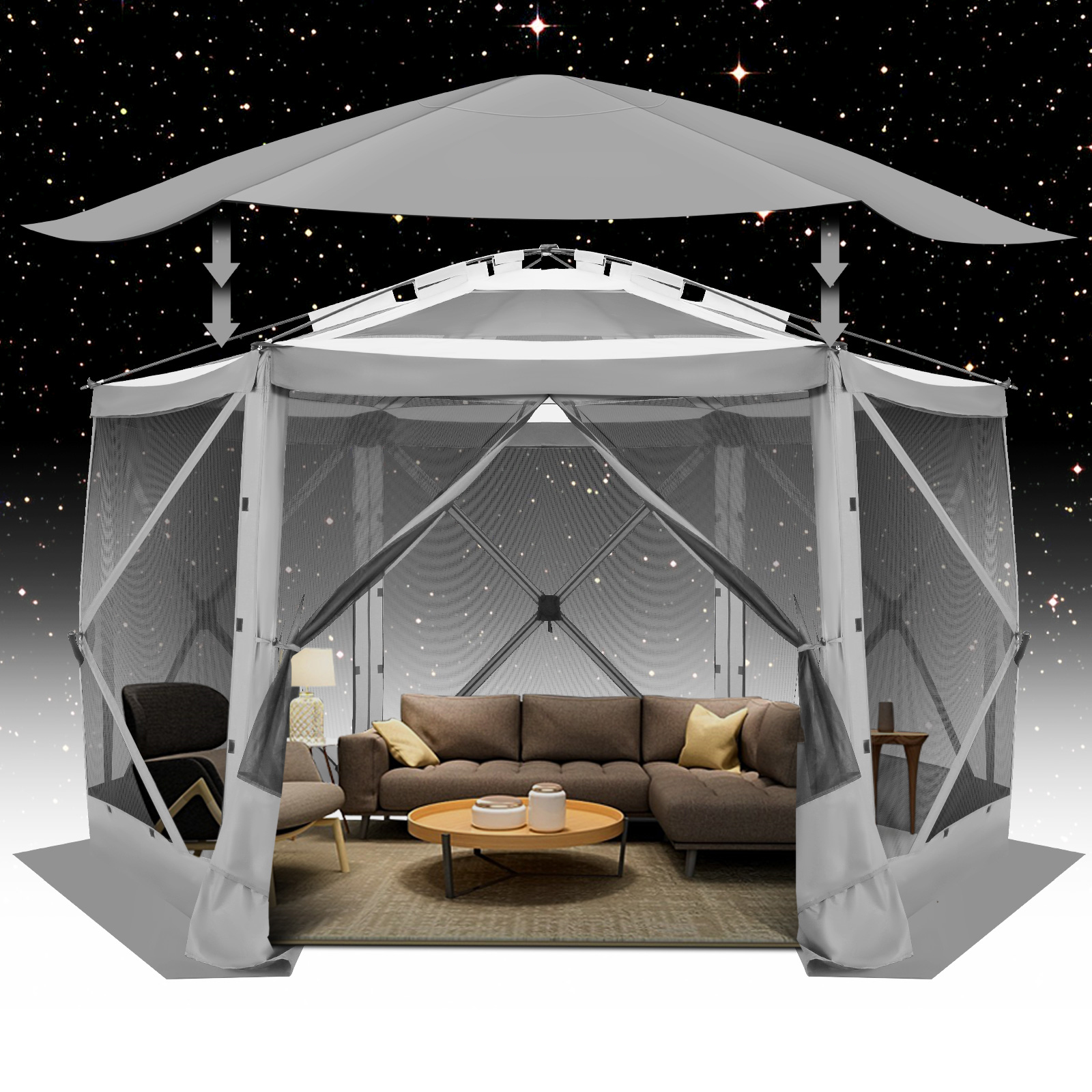 Pop up Gazebo Screen Tent Scre - Outdoor Camping House 리뷰 및 가격