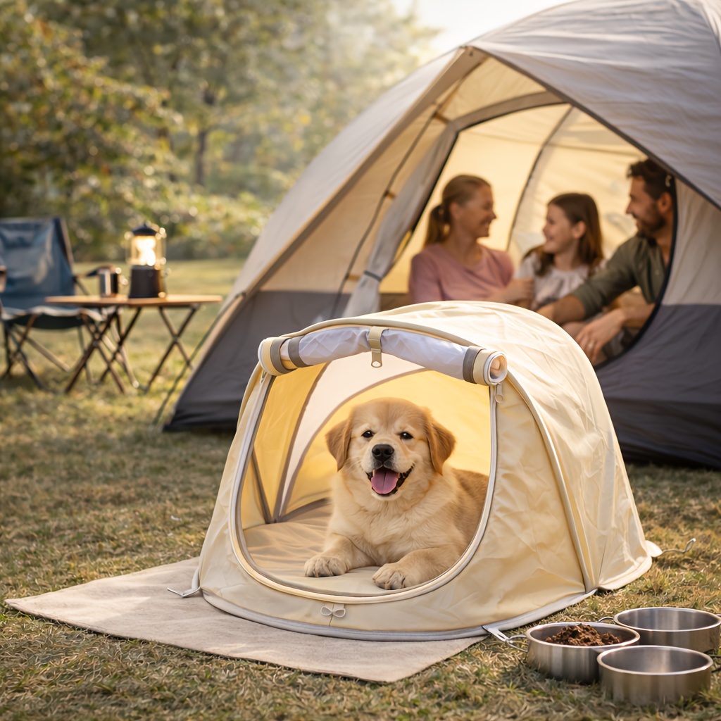 Foldable Pet Tent Portable Dog - Outdoor Camping Dog Kennel 리뷰 및 가격