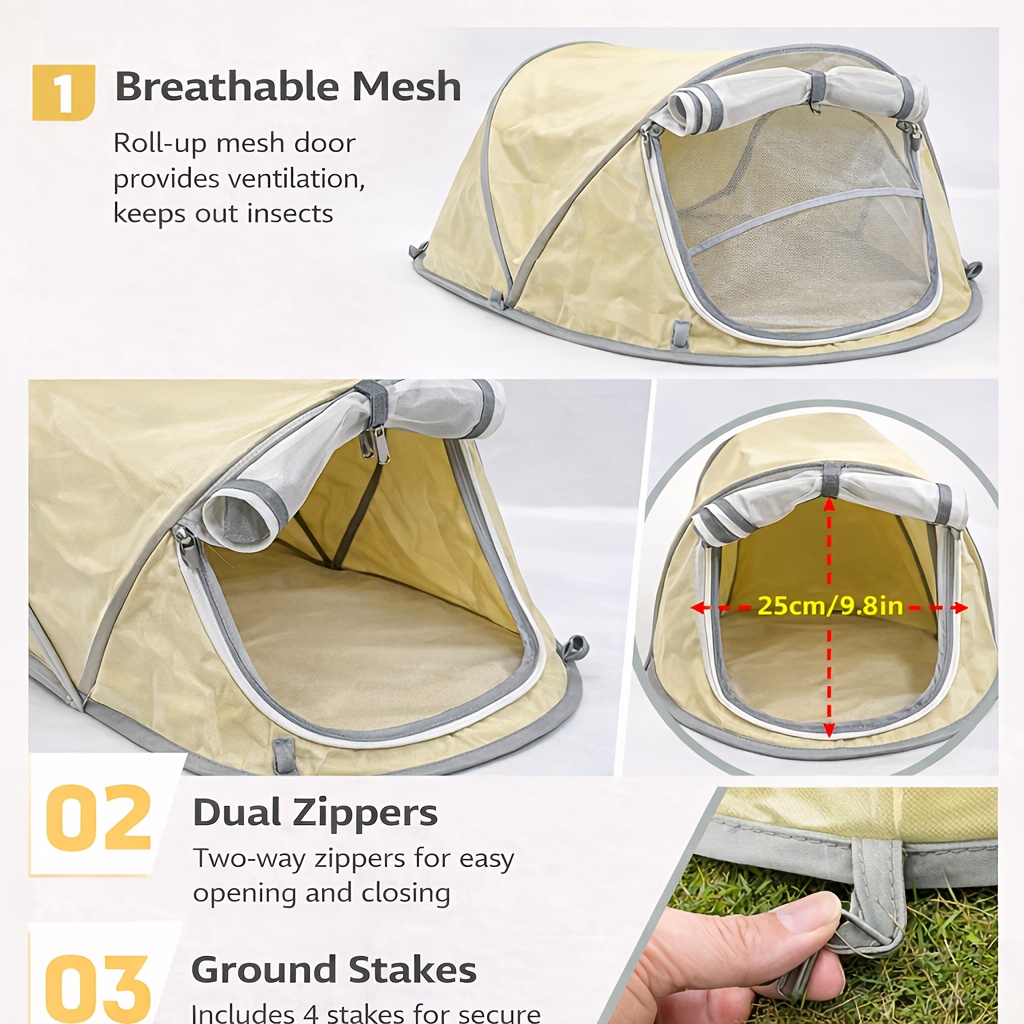 Foldable Pet Tent Portable Dog - Outdoor Camping Dog Kennel 리뷰 및 가격