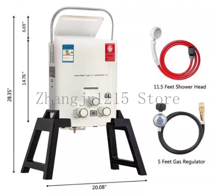 Propane LPG  Gas Tankless Wate - Outdoor Camping Hot Water Shower 리뷰 및 가격