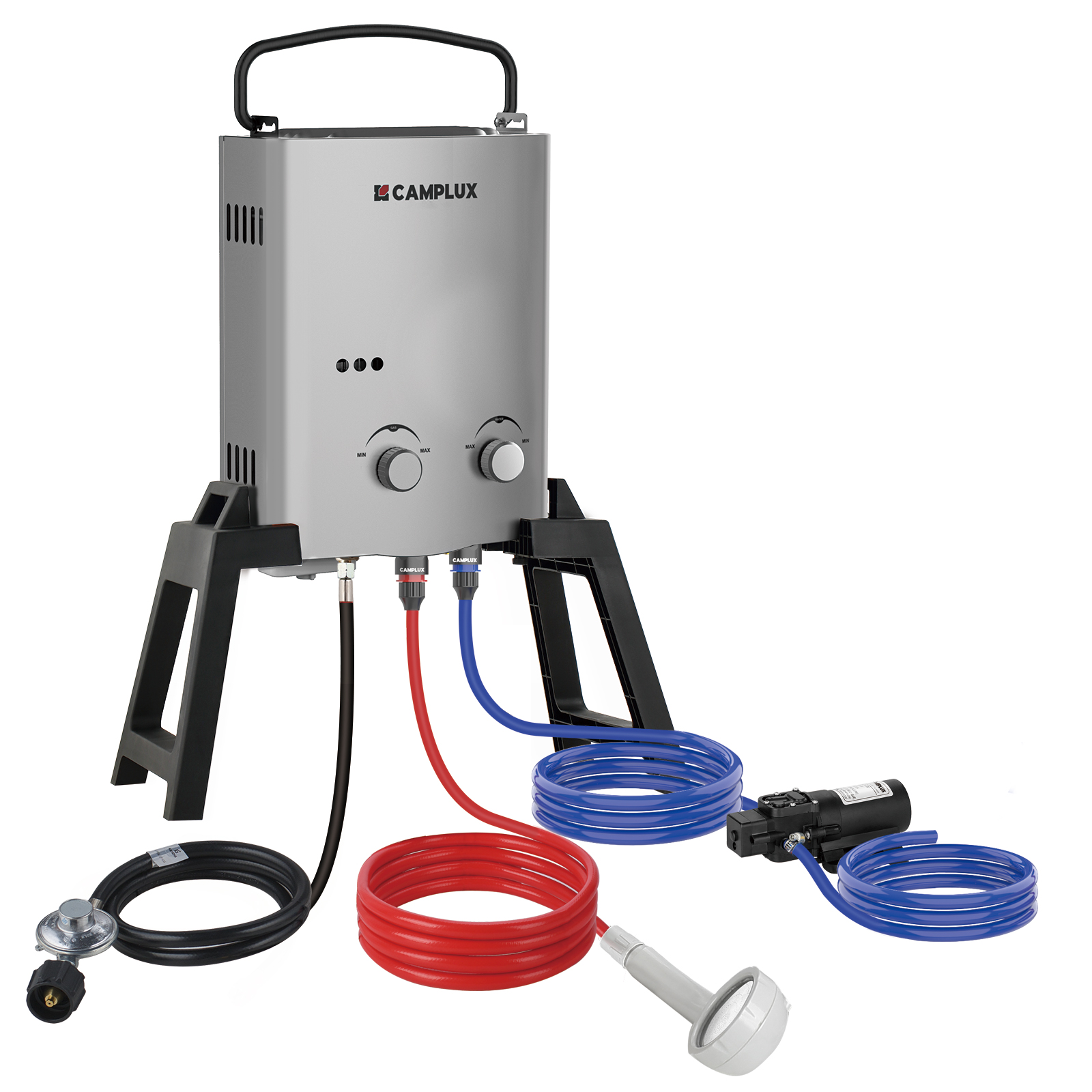 CAMPLUX 1.32GPM Propane Tankle - Outdoor Camping Hot Water Shower 리뷰 및 가격