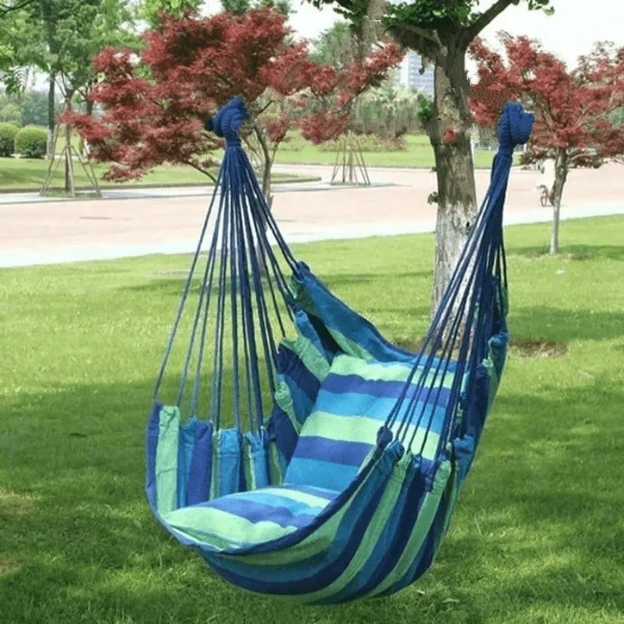 Portable Outdoor Hammock; feat - Camping Rope 리뷰 및 가격