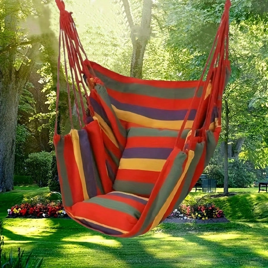 Portable Outdoor Hammock; feat - Camping Rope 리뷰 및 가격
