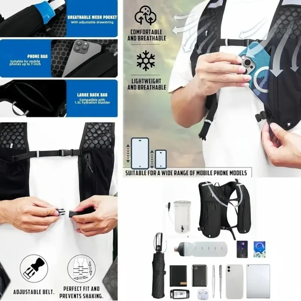 Running Hydration Vest for Wom - Outdoor Camping Vest 리뷰 및 가격