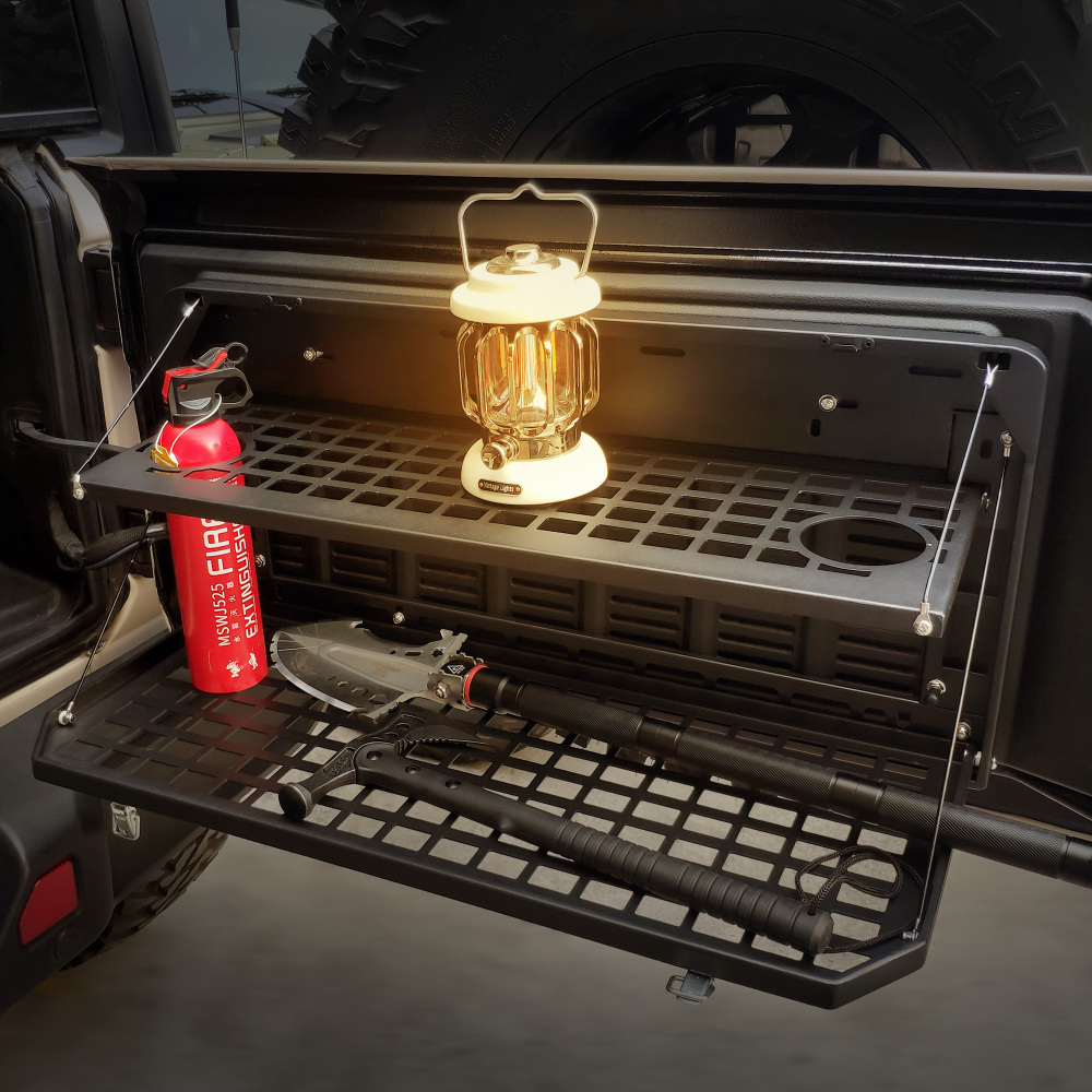 2-Tier Tailgate Table Rear Fol - Outdoor Camping Jeep 리뷰 및 가격