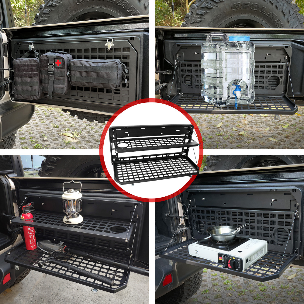 2-Tier Tailgate Table Rear Fol - Outdoor Camping Jeep 리뷰 및 가격