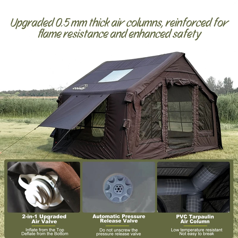 Air Tent-Black Inflatable Glam - Outdoor Camping And Glamping 리뷰 및 가격