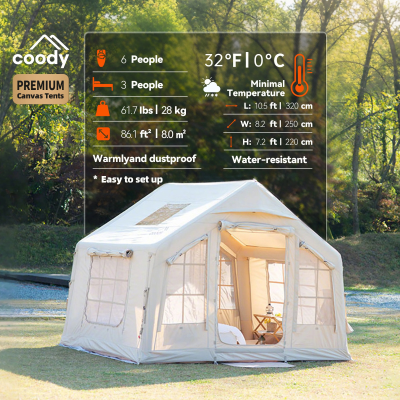Air Tent-Black Inflatable Glam - Outdoor Camping And Glamping 리뷰 및 가격