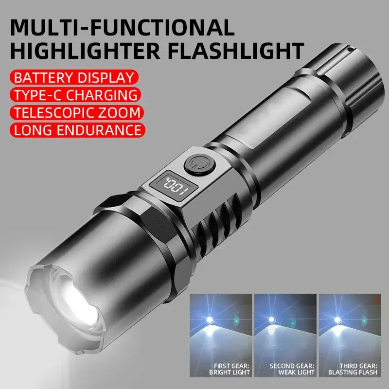 Powerful Led Handheld Flashlig - Outdoor Camping Light Portable 리뷰 및 가격
