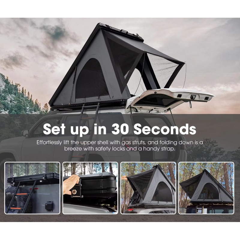 Aluminum Hard Shell Roof Self  - Outdoor Camping And Glamping 리뷰 및 가격