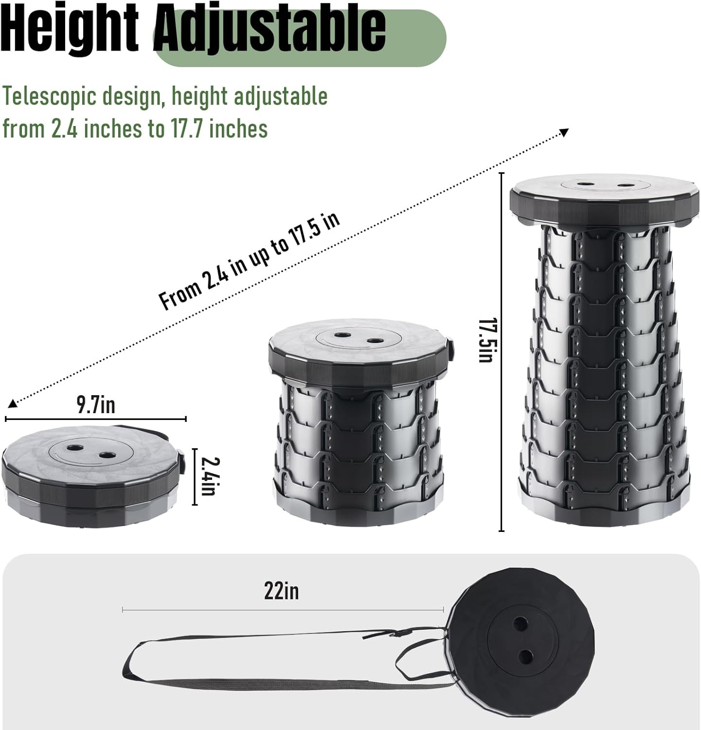 Foldable stool with thick padd - Outdoor Activities In Camping 리뷰 및 가격