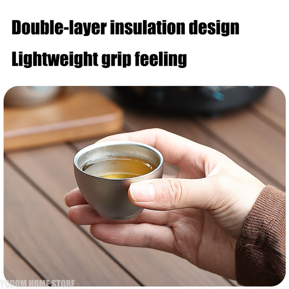 Small 100% Titanium Tea Cup Do - Outdoor Camping Kitchen 리뷰 및 가격