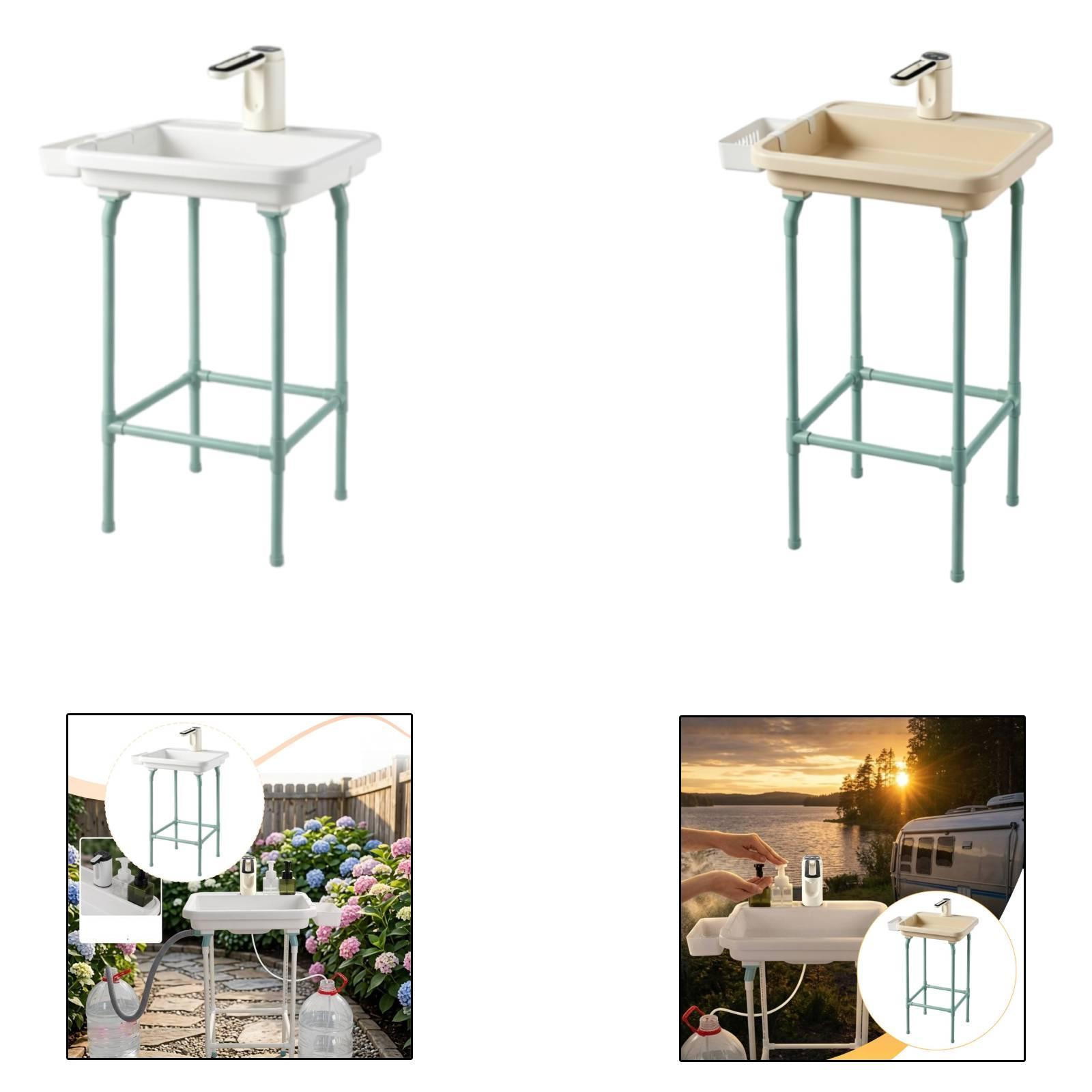 Outdoor Portable Sink with Fau - Outdoor Camping Sink 리뷰 및 가격