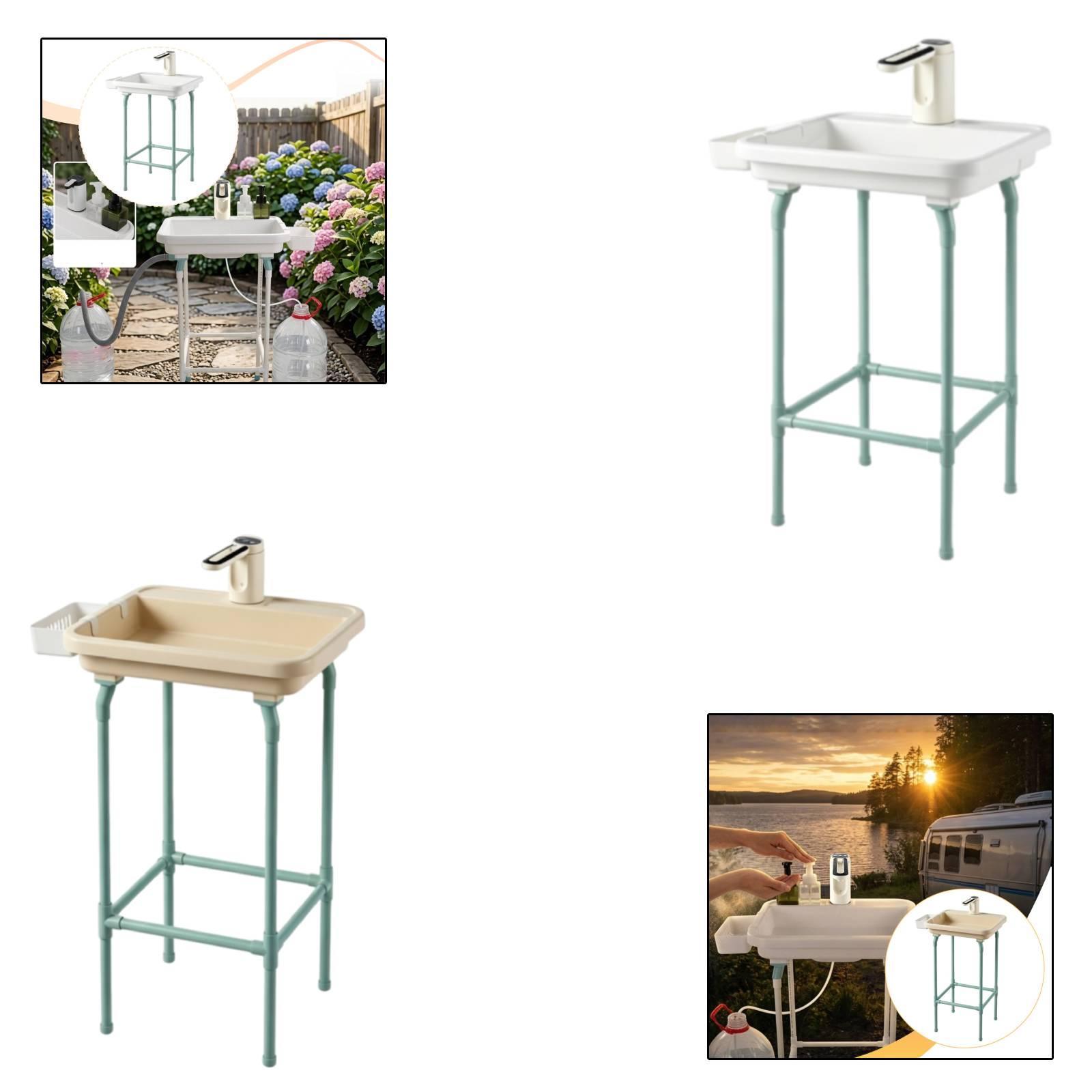 Outdoor Portable Sink with Fau - Outdoor Camping Sink 리뷰 및 가격