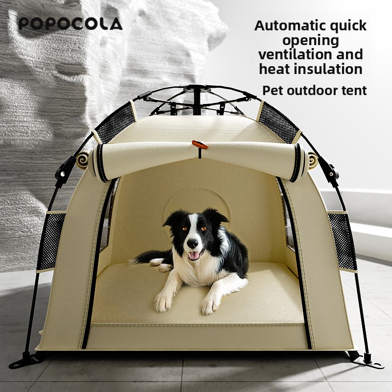 Outdoor dog tent automatic fol - Outdoor Camping Dog Kennel 리뷰 및 가격