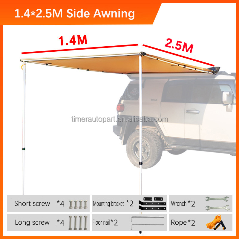 Custom Logo Sunscreen Car Awni - Outdoor Camping Van Tent 리뷰 및 가격