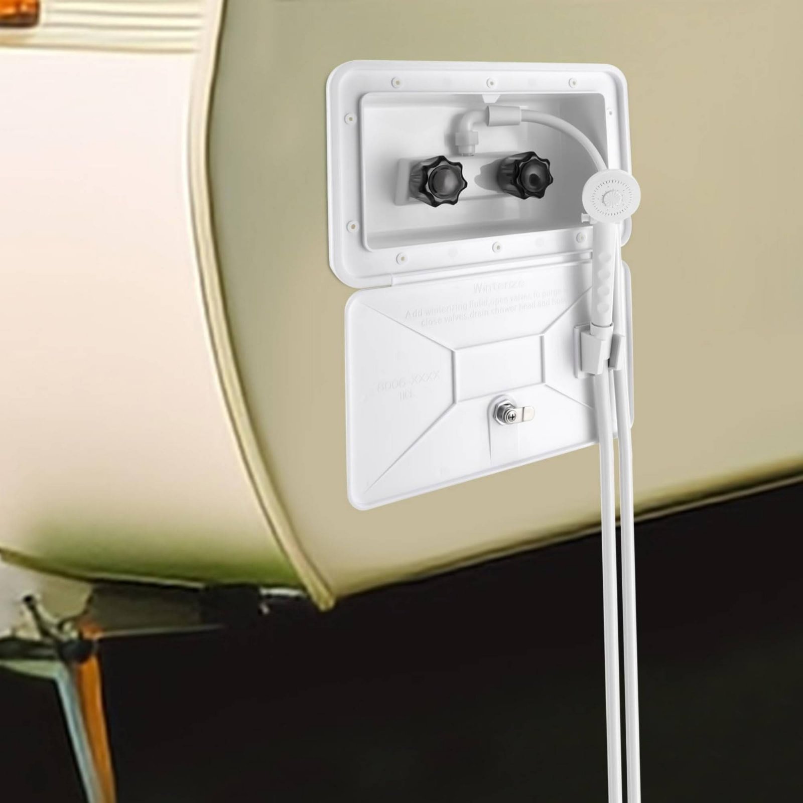 RV Exterior Shower Box Compact - Outdoor Camping Box 리뷰 및 가격