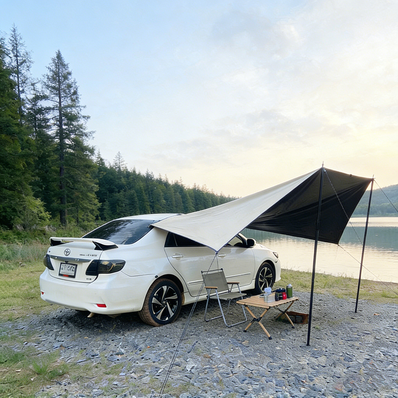 Bat Shape Car Side Awning Blac - Outdoor Camping Van Tent 리뷰 및 가격