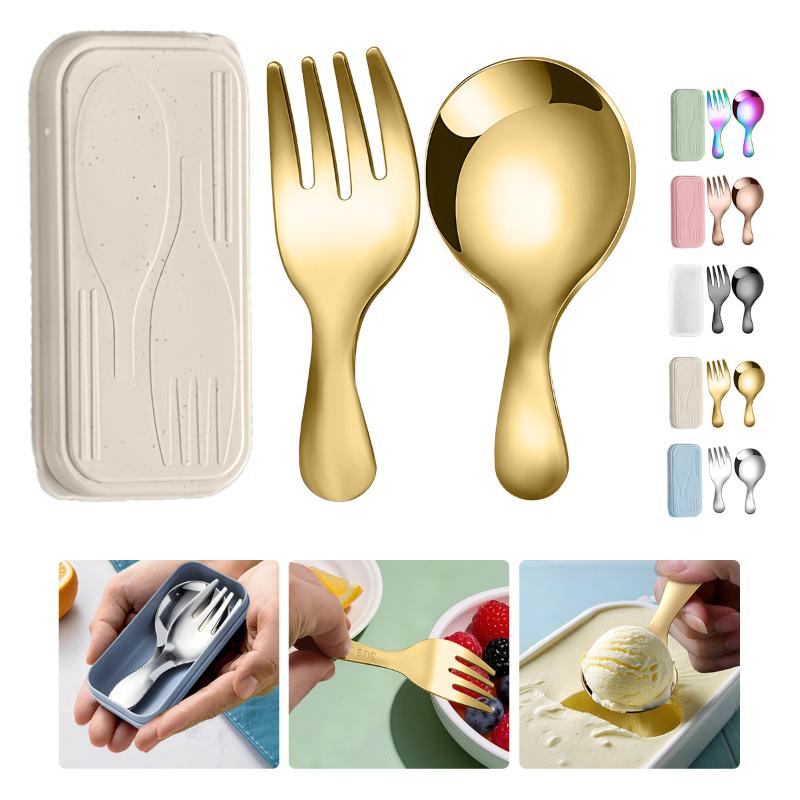 Stainless Steel Tableware Set  - Outdoor Camping Box 리뷰 및 가격