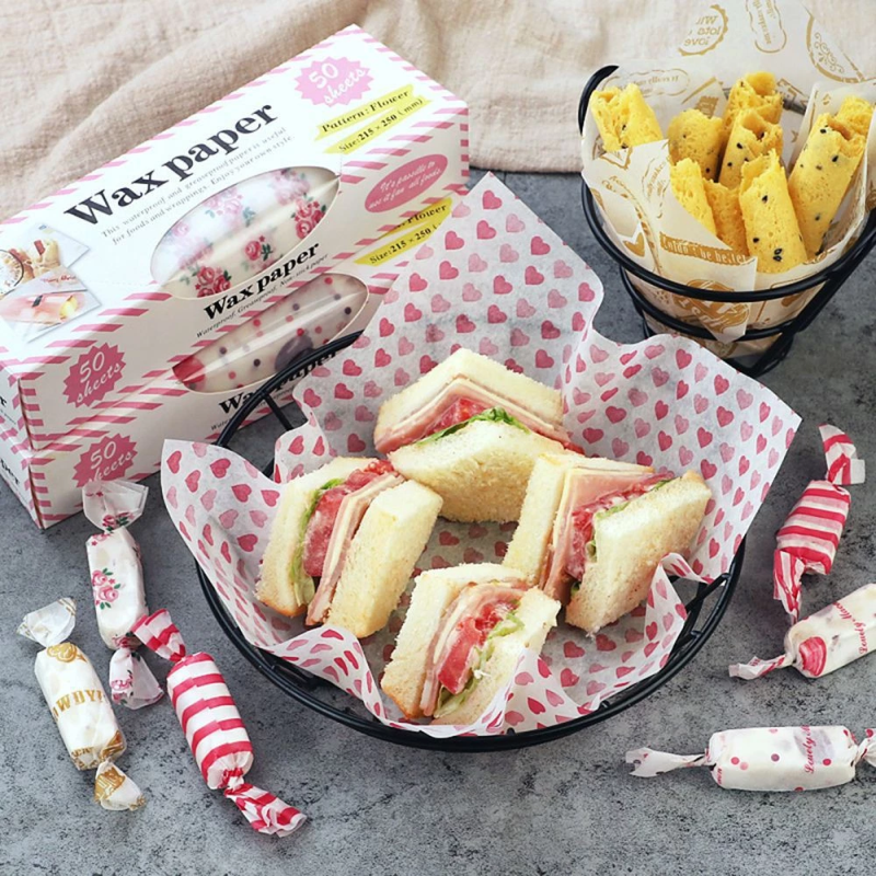 50pcs Food Grade Wax Paper Cam - Outdoor Camping Kitchen 리뷰 및 가격
