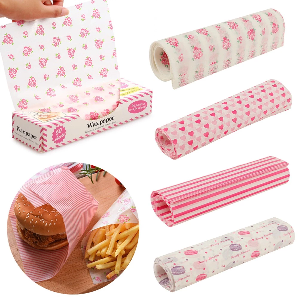 50pcs Food Grade Wax Paper Cam - Outdoor Camping Kitchen 리뷰 및 가격