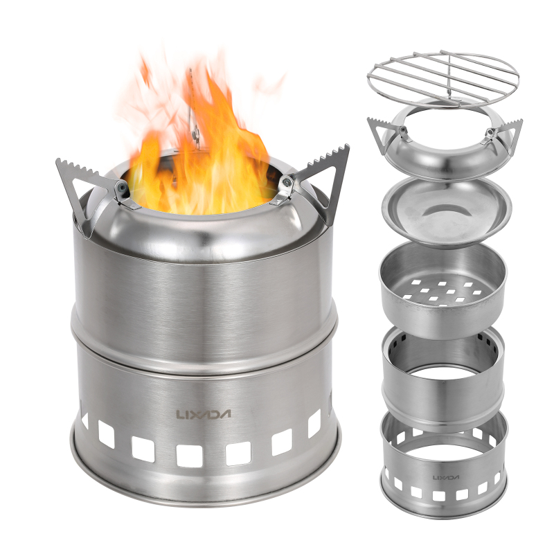 Lixada Stainless Steel Wood St - Outdoor Camping Sink 리뷰 및 가격