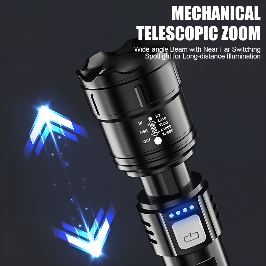High Power P50 LED Flashlight  - Outdoor Camping Accessories 리뷰 및 가격