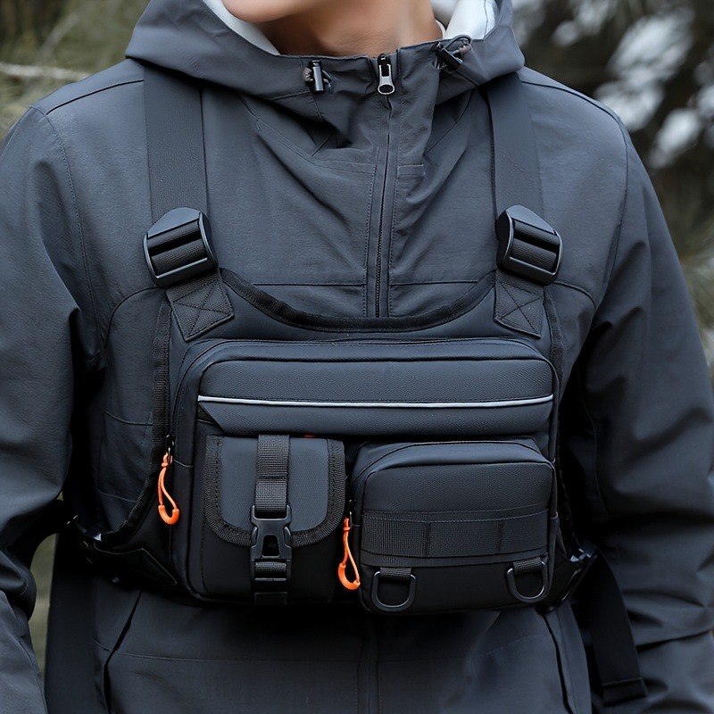 Men's Chest Bag And Motorcycle - Outdoor Camping Vest 리뷰 및 가격