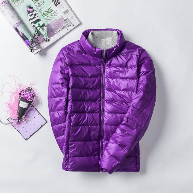 Purple Women Packable Down Jac - Outdoor Camping Jacket 리뷰 및 가격