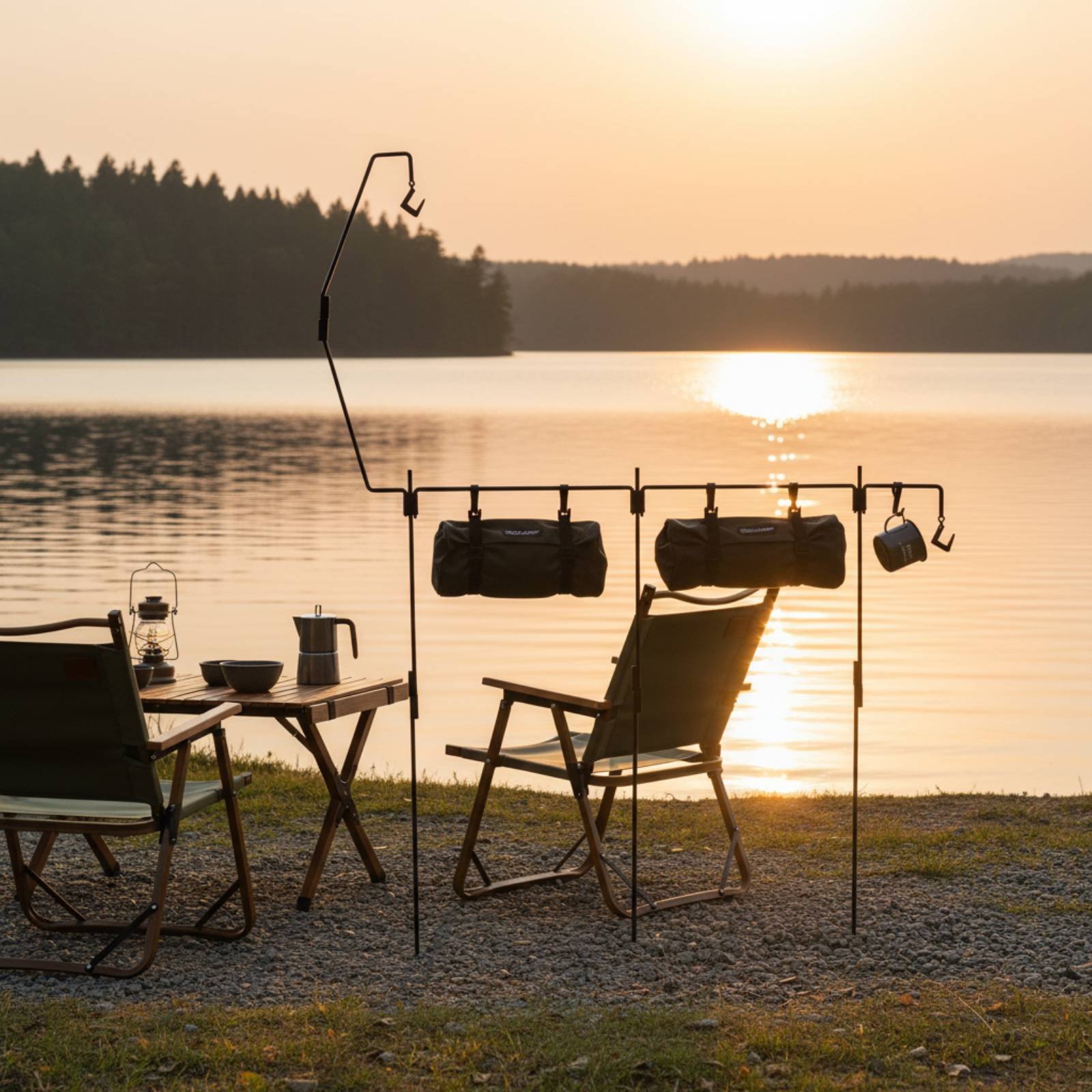 Camping Lantern Stand Easy to  - Outdoor Camping Kitchen 리뷰 및 가격