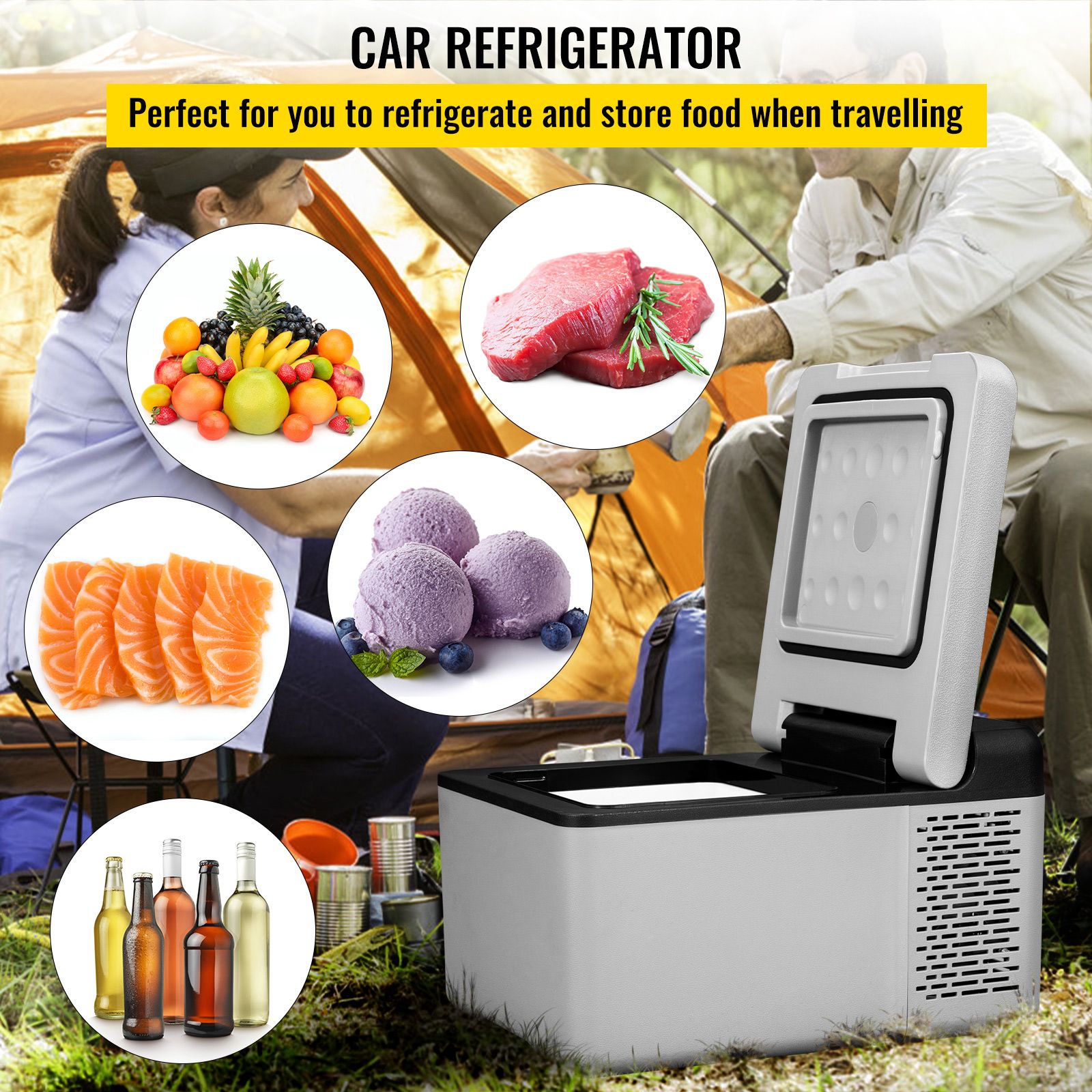 12 Volt Refrigerator 10 Qt, Po - Outdoor Camping Fridge 리뷰 및 가격